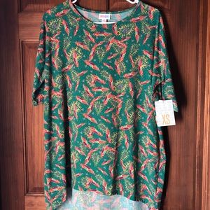Lularoe Irma feathers xs new with tag
